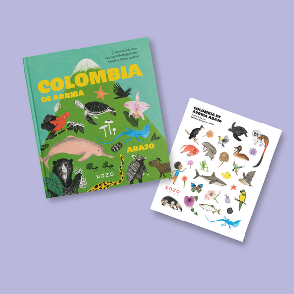 Colombia de arriba abajo + stickers
