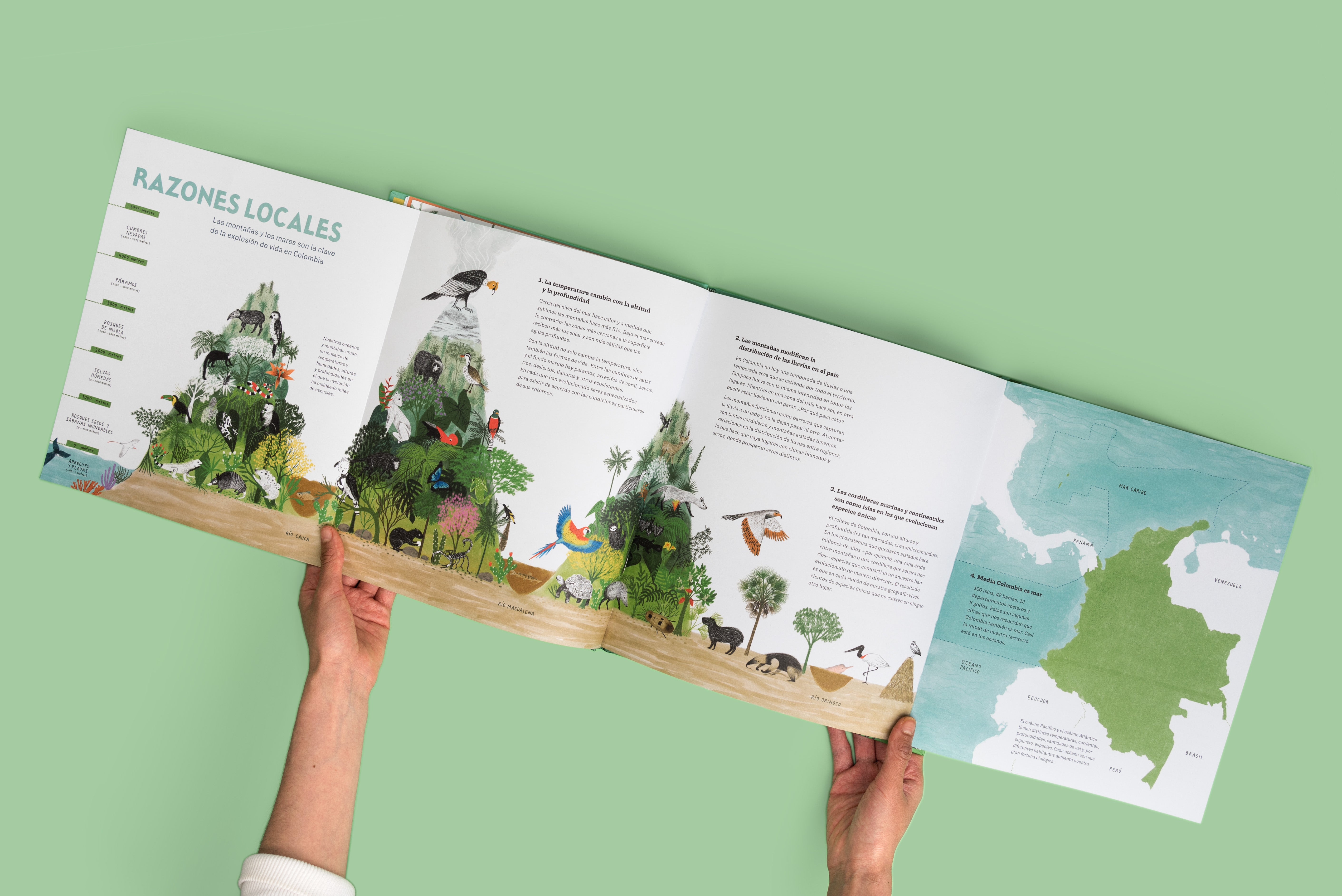 Colombia de arriba abajo