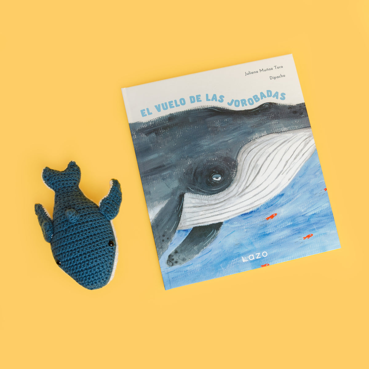 Libro El vuelo de las jorobadas + peluche ballena - Image 1