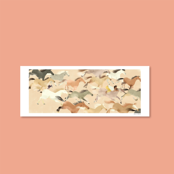 Afiche - Caballos llaneros